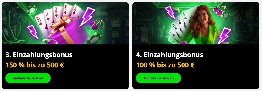 Boni und Aktionen bei Slot7 Casino